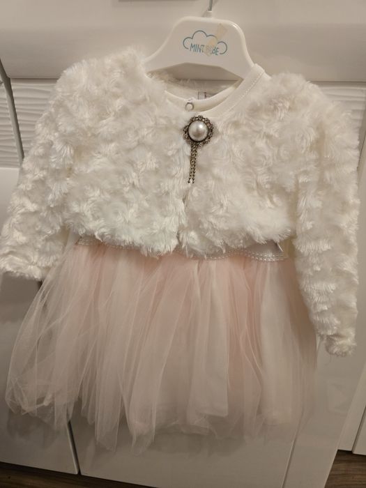 Sukienka+ bolerko roz.86