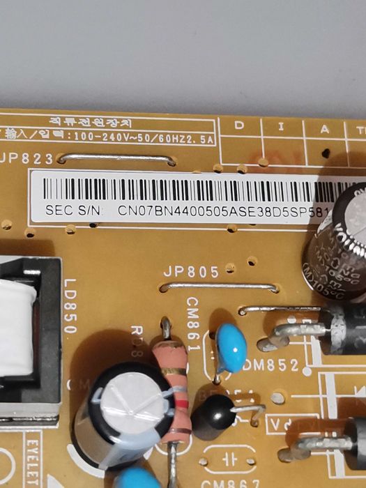 Samsung PD23AOQ BN44- 0 0 5 0 5 A Power Supply64550624181891121