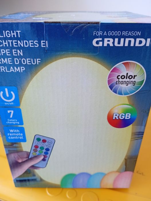 Candeeiro ovo Grundig led