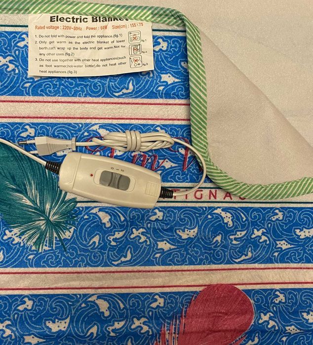 Электропростынь. 75, 120, 140, 170 х 155 см LUX Турция.