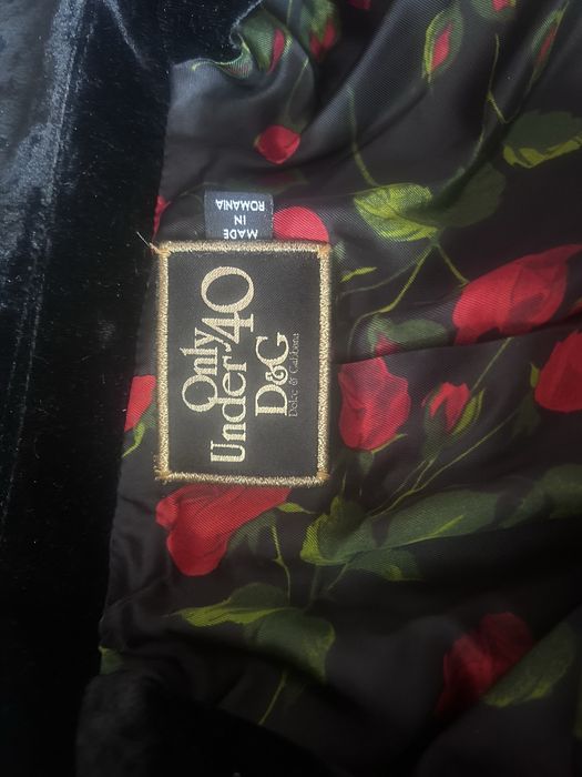 Оксамитовий жакет D&G Dolce & Gabbana, вінтаж, лінія Only Under 40, р. 38 (XS–S)