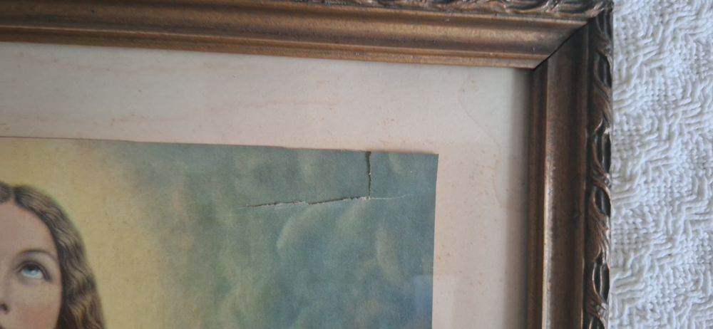 Stary obrazek Św Maria Magdalena.