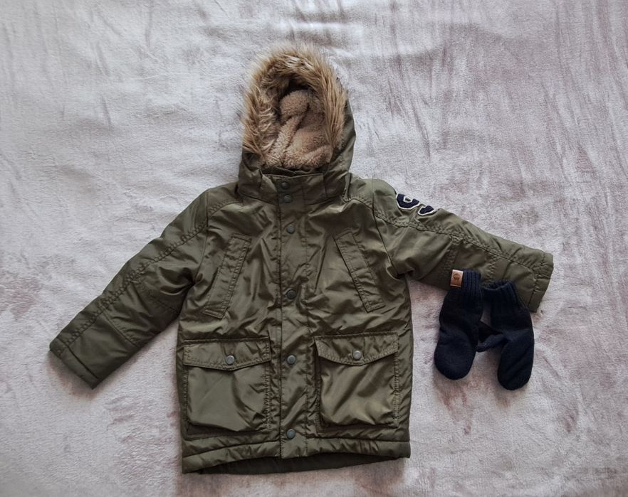 Kurtka zimowa chłopięca h&m 110