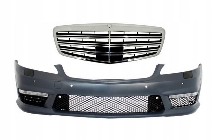 Бампер передний Mercedes Benz S class W221 S63 S500 AMG рестайлинг
