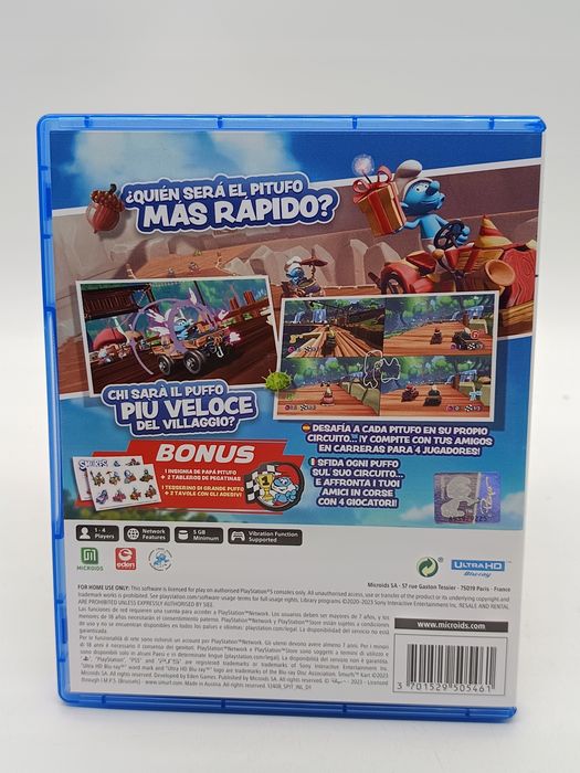 smurfs kart polskie napisy (ps5) playstation 5 (ps5) pudełkowa
