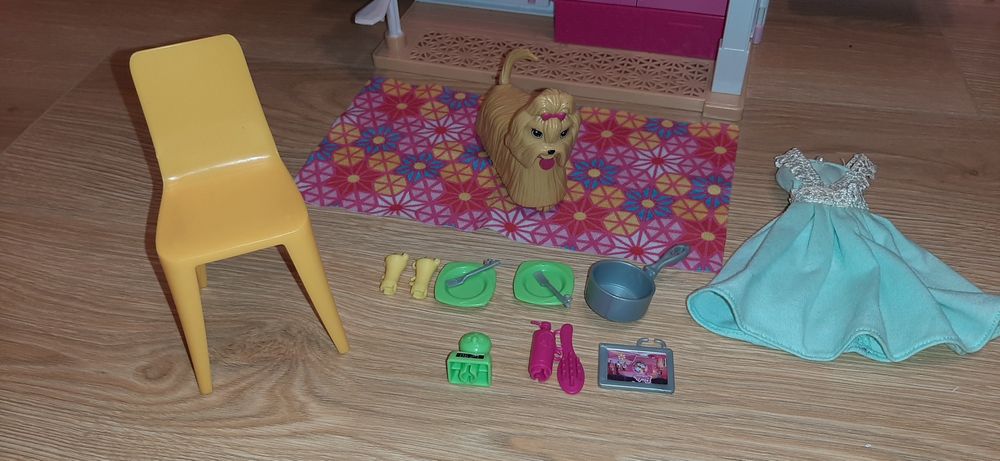 Domek barbie Rower i piesek. Stan idealny