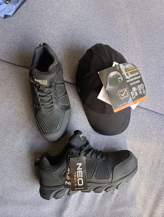 Buty robocze ochronne neo tools rozmiar 40 z podnoskiem z wkładką antyprzebiciową