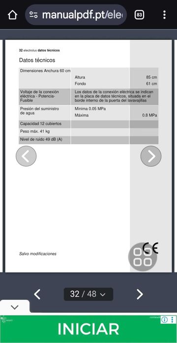 Máquina lava loiça