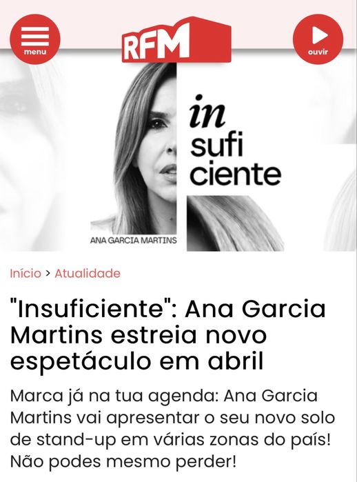 Bilhetes “Insuficiente”