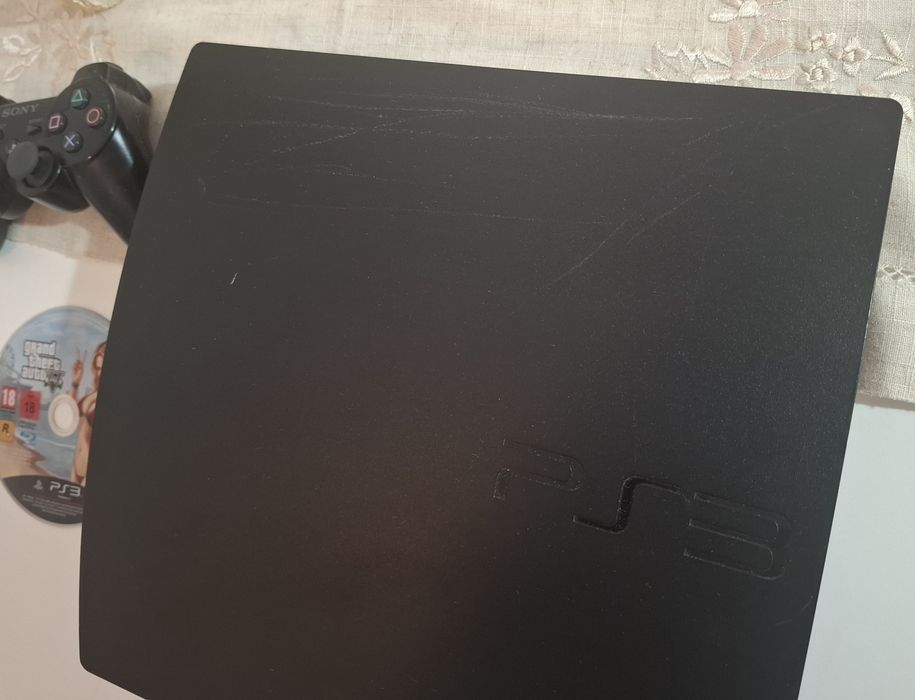 PlayStation 3 Slim 320GB (Pasta Térmica Trocada) e jogo GTA V