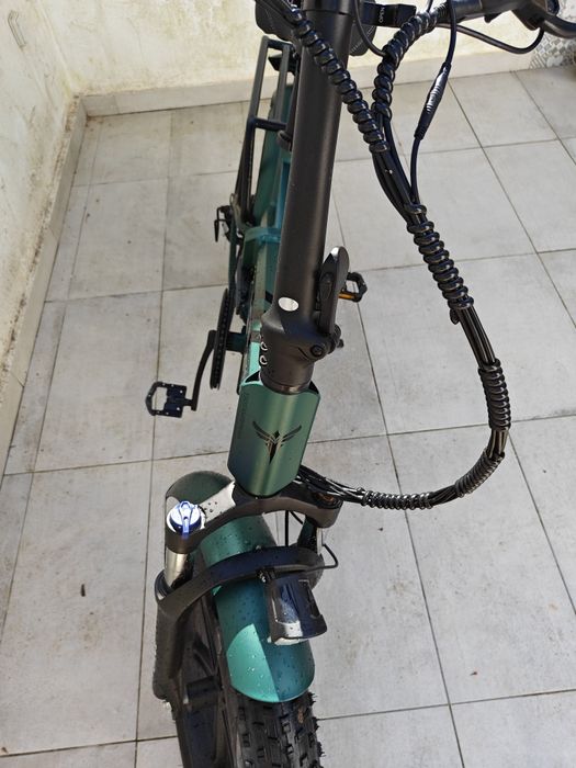 Bicicleta Elétrica Fatbike BTT Engwe, como nova 400 km