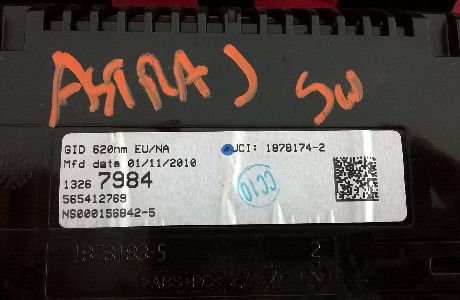 Ecra / Display Radio - 13267984 - OPEL ASTRA J Sports Tourer (P10)