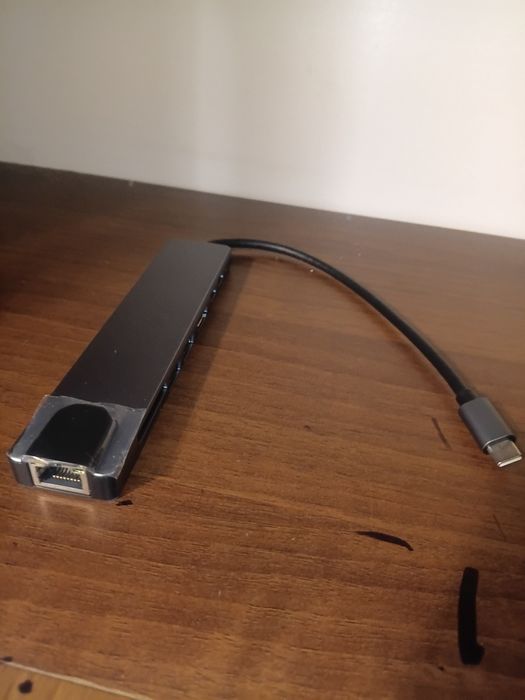 USB  C Hub 8 ln 1 Typa C 3.1 to 4K HDMI ADAPTER  with Rj 45  SD/TF