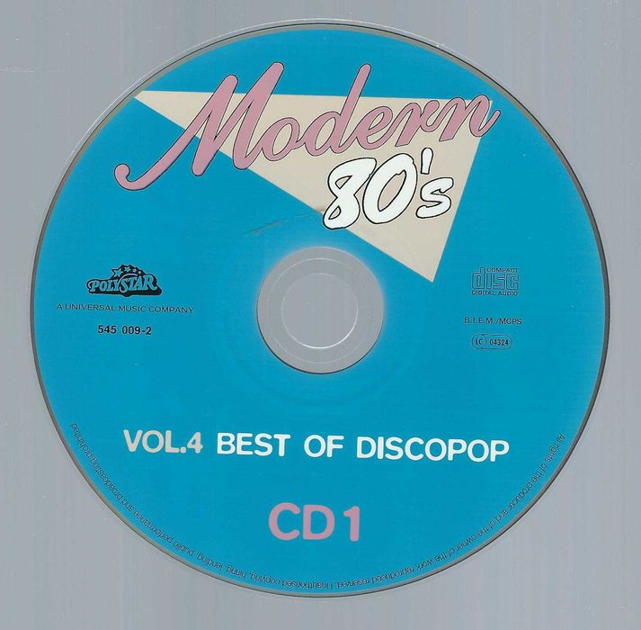 2 CD Modern 80's - The Best Of Discopop Vol. 4 (1999) (Polystar)