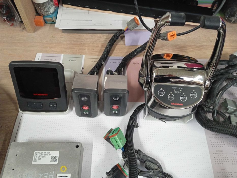 Yanmar wiązki silnikowe , manetka , Ecu , start-stop , Lcd panel