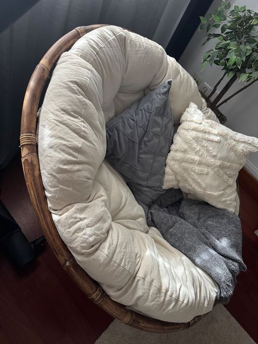 Cadeirão bambu grande