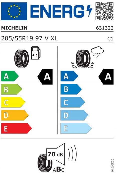 205/55 R19 opony MICHELIN E PRIMACY 97V