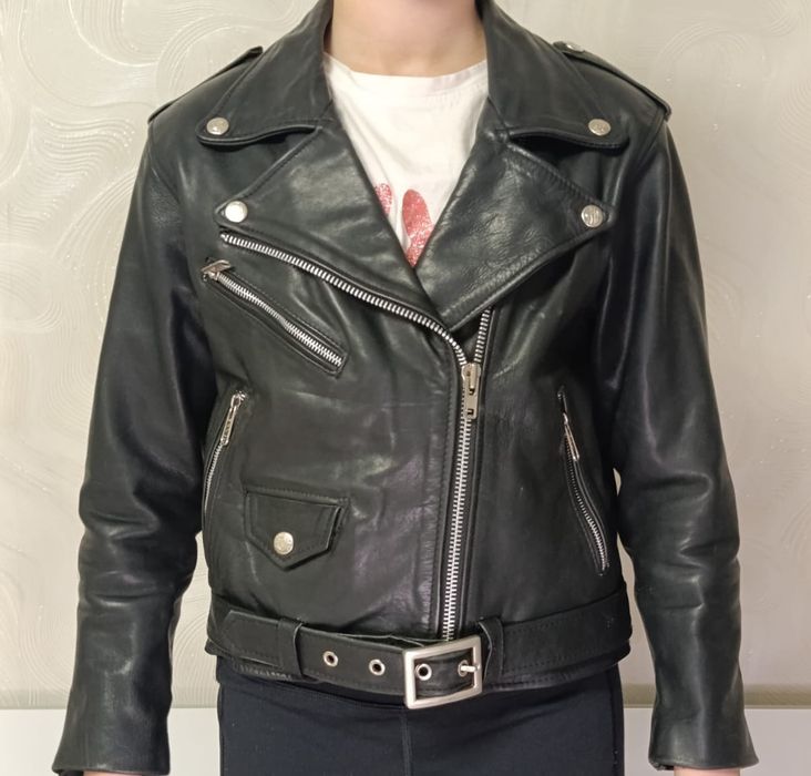 Шкіряна підліткова косуха XS