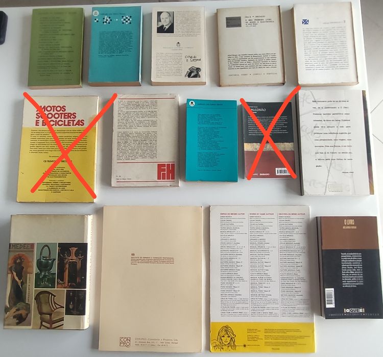 Lote livros variados