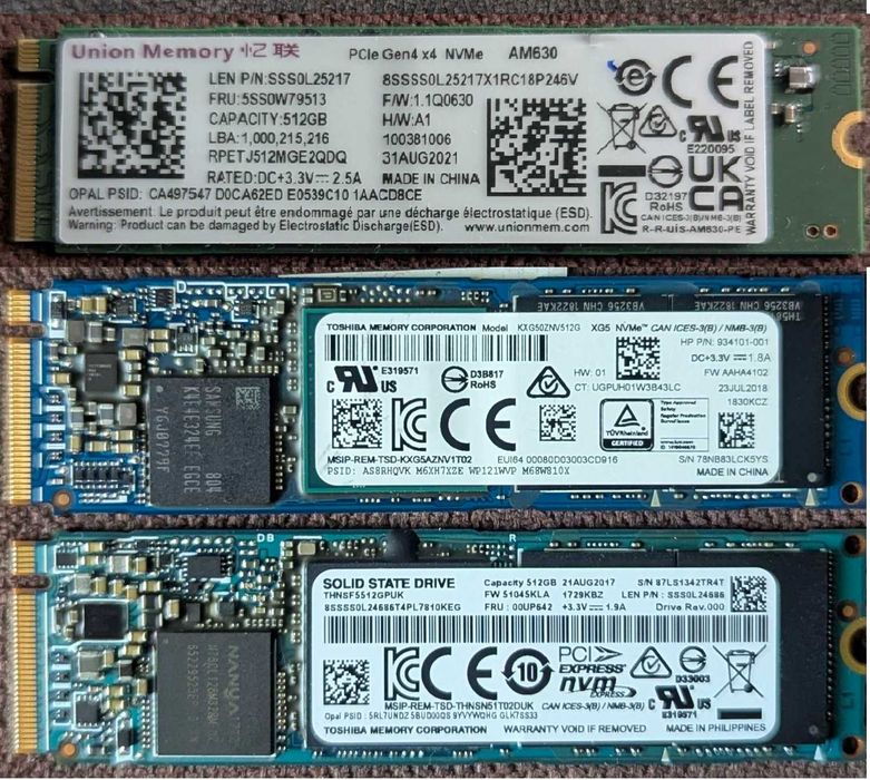 SSD M2 2280  Nvme/Sata3  256-512-1000GB  !!!