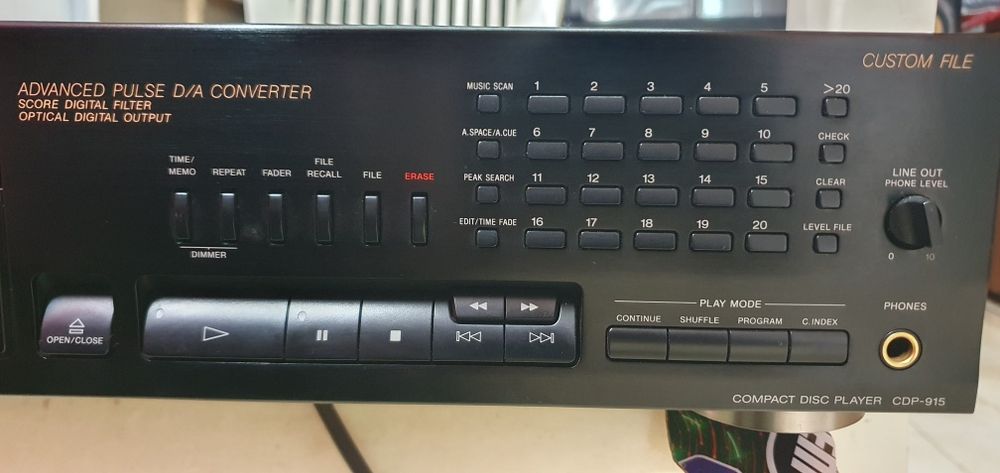 Leitor CD Sony CDP 915