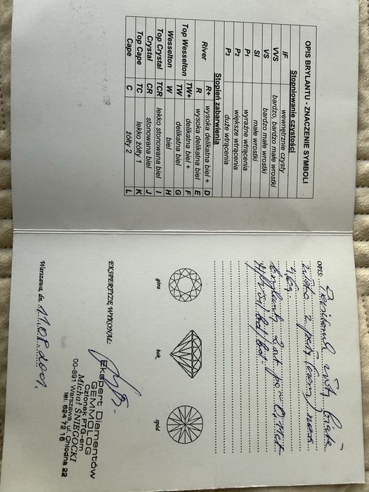 Pierścionek z dużą perłą Tahiti i diamentami