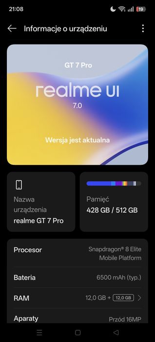 Realme gt7 pro bdb stan
