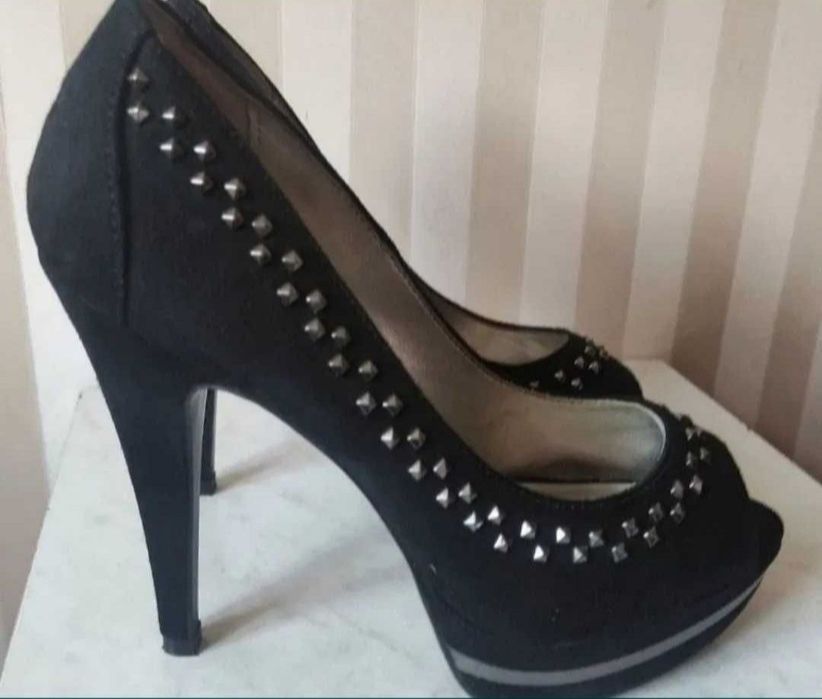 Туфли женские замшевые