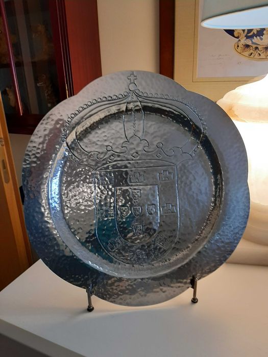 República Prato Prata de lei Diam. 34 cm.