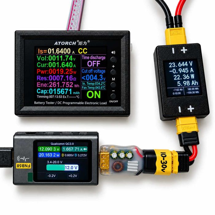 xt60 на USB від FPV батареї з тепловідведенням, герметична плата, вольтметр, 20w адаптер зарядка телефона
