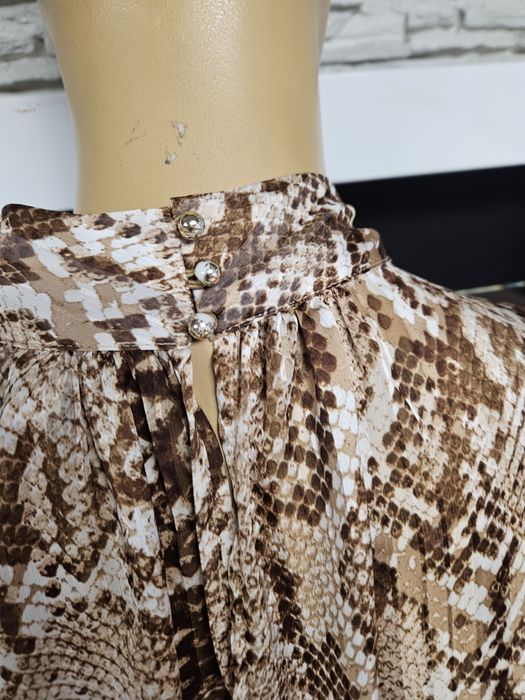 Przepiękna koszula mgiełka wężowy wzór H&M rozmiar 42