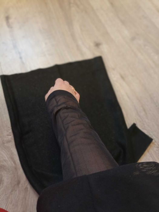 Sukienka wizytowa jak nowa brokatowa siatka