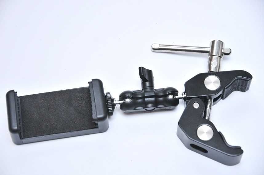 Magic Arm Mini + струбцина + держатель телефона Краб Smallrig 1/4