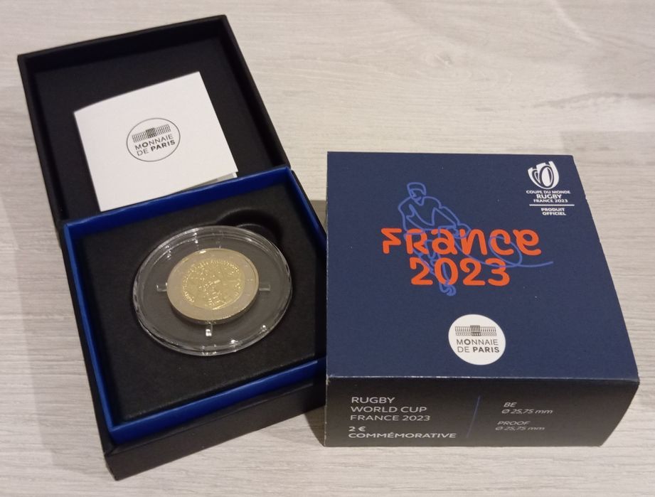 Moeda 2 euros, Proof, França