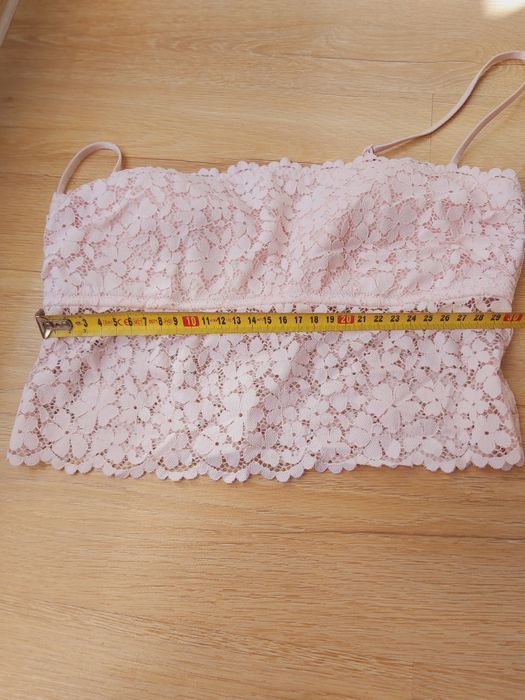 Koronkowy top damski r. M 38 H&M