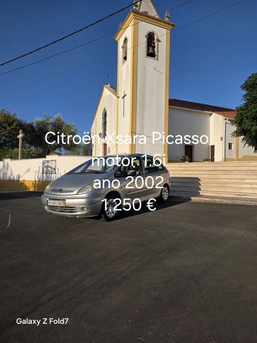 Citroën Xsara Picasso 1.6 Gasolina 95cv ano2002 Inspeção11/2027 Aceito retomas e trocas