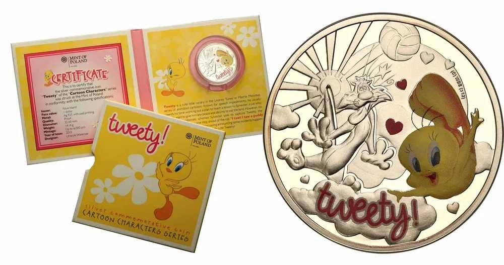 FLINTSTONES, BUGS BUNNY, TWEETY  bohaterowie kreskówek Niue