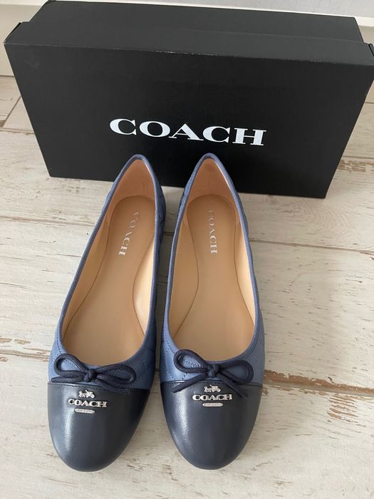 COACH Allyson Quilted Ballet. Балетки натуральная кожа р 39