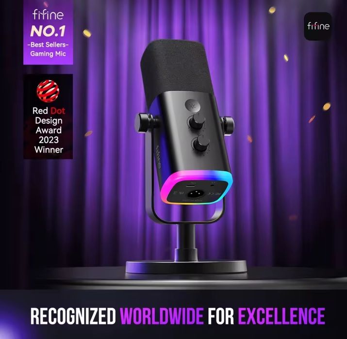 Студійний Динамічний Мікрофон Fifine AM8
