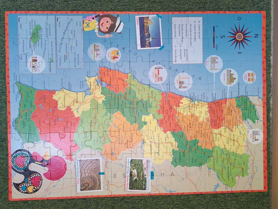 Puzzle À Descoberta de Portugal Clementoni