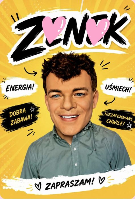 Żywa maskotka na imprezę