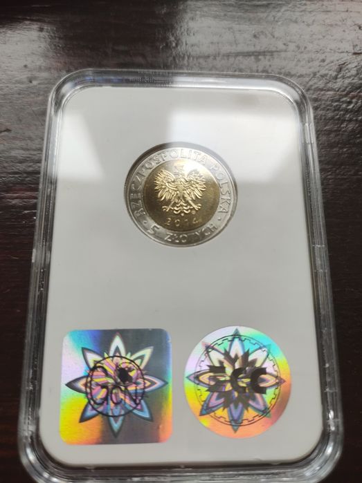 25 Lat Wolności 5zł 2014r MS 68