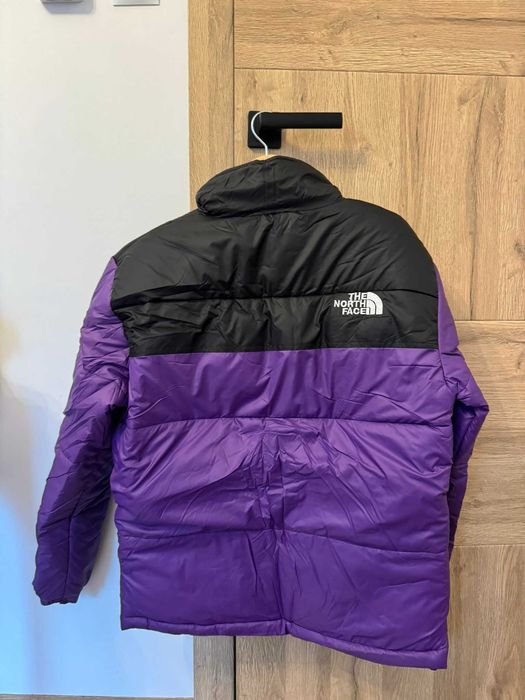 Kurtka zimowa North Face fioletowa