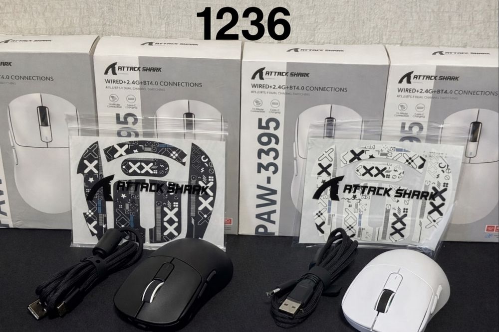 Гарантія‼️ Attack Shark x6 x3 x11 r1 ігрова бездротова миша PW3395