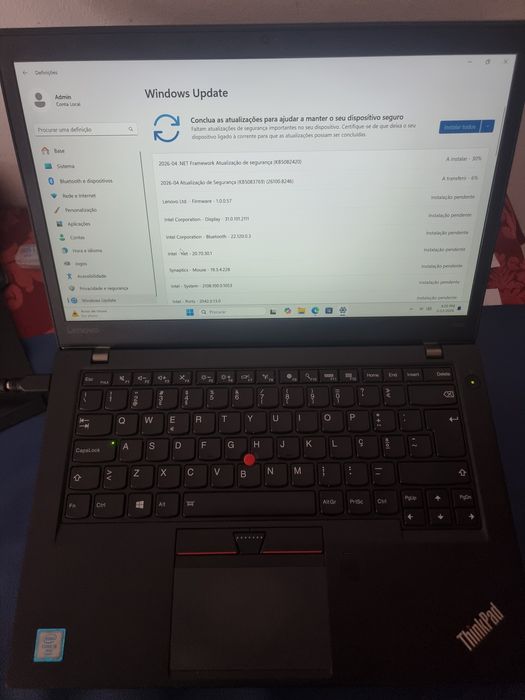 Lenovo Thikpad T460s - i5, 16gb Ram, 256gb ssd Nvme, Tela Touch, rotação 180, windows 11 pro