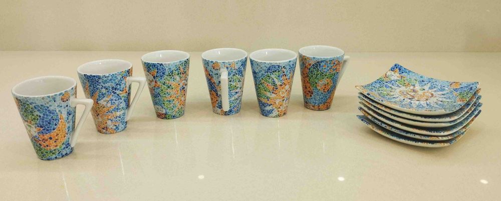 Chávenas e pires de café GAUDI