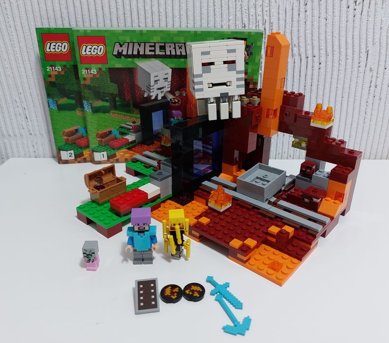 Lego Toy Minecraft Lego 21143 The Nether Portal 21143 Used LEGO