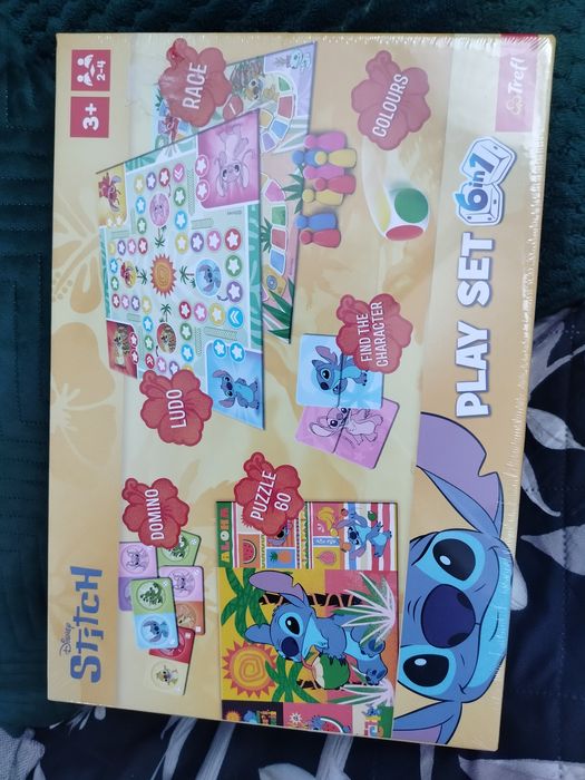 Stitch play set 6w1 gry planszowe i nie tylko