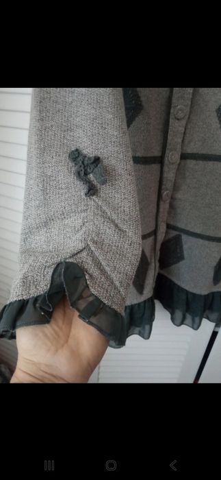 Sukienka dzianinowa Cream