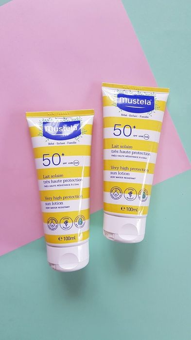 Сонцезахисні з народження Мустела Веледа Біодерма   спф50